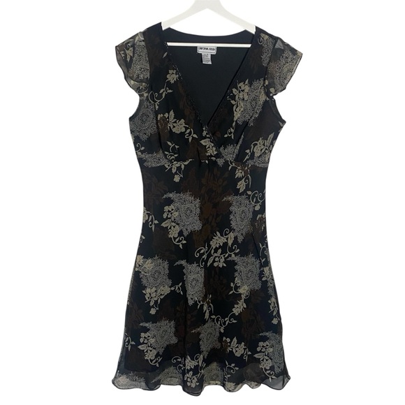 Vintage 90s Inspired Whimsigoth Floral Dress Romantic Grunge Fairycore  Size16 - Picture 10 of 10